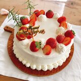 手作りデコレーションショートケーキ♡